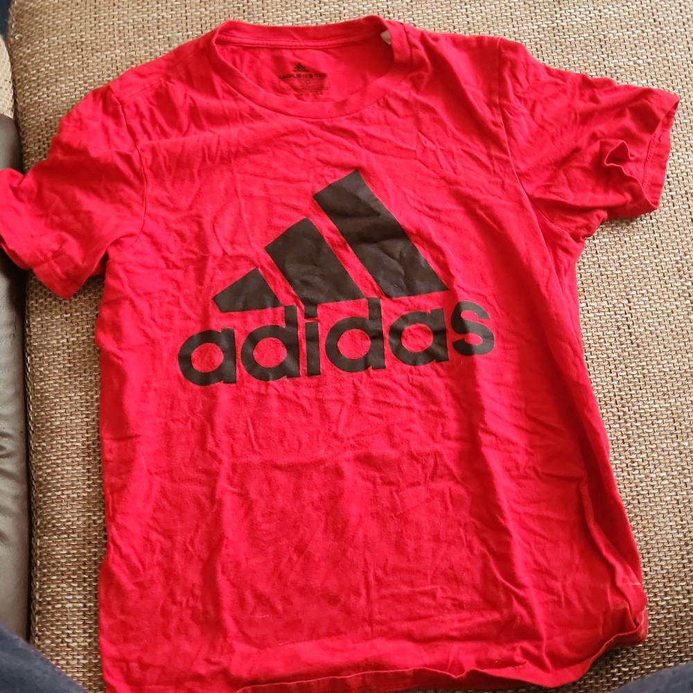 Red Adidas Amplifier Tee
